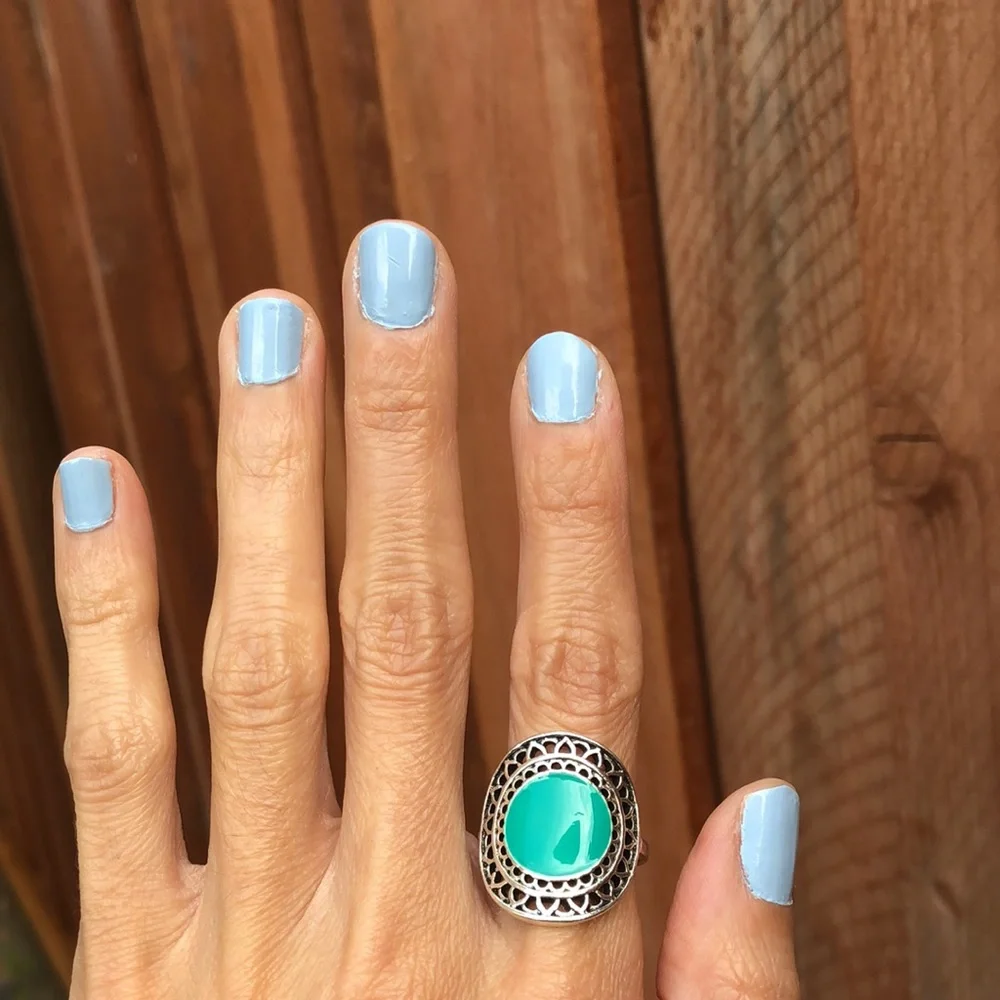 Boho Turquoise Ring